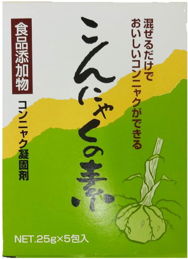 【メール便可】扶桑化学 こんにゃくの素 25g×5包【4907884111289】 【メール便可】扶桑化学 こんにゃくの素 25g×5包【4907884111289】