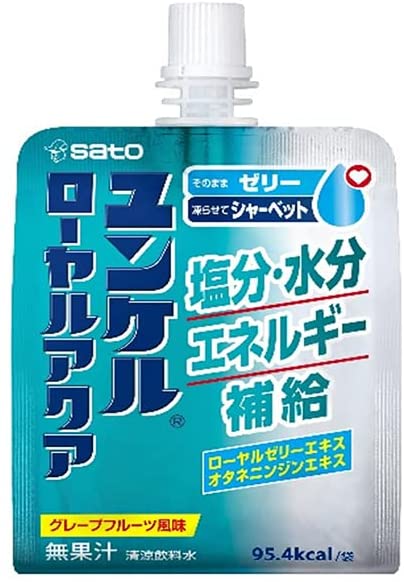 【6個パック】佐藤製薬 ユンケル ローヤルアクア 180gパウチ×6【4987316037462】【塩分・水分補給】のサムネイル