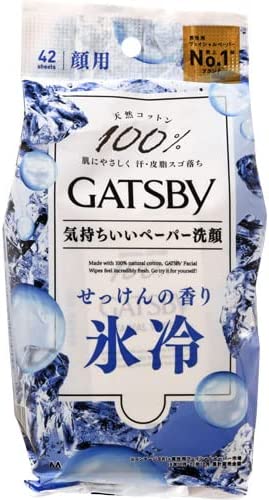 ギャツビー フェイシャルペーパーアイスタイプ せっけんの香り(42枚入)【4902806112641】【GATSBY(ギャツビー)】