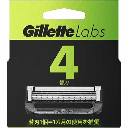 【送料無料】 ジレットGillette Labs 替刃(4個入)【4987176168450】【ジレット】