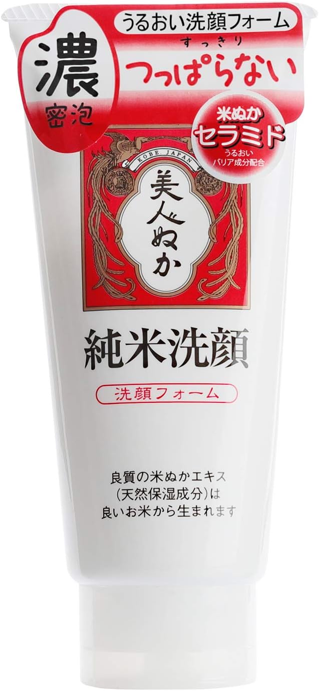 【商品説明】 お肌のうるおいを守りなか？ら汚れをしっかり落とす、なめらかな洗い上か？りの濃密泡洗顔フォーム。 【仕様】 種類：洗顔フォーム内容量：135g ●スキンタイプ：全肌質対応 ●濃密泡でなめらかな洗い上がり ●オリジナル成分配合＜コウノトリ米ぬかエキス＞ ※保湿成分 ●お肌のうるおいバリア機能を守る＜米ぬかセラミド＞ ※保湿成分 ●商品サイズ（幅×奥行×高さ）：72mm×45mm×157mm 生産国：日本 広告文責：株式会社ドラッグWAKUWAKU TEL：0439-50-3389