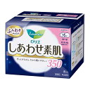 【ロリエ しあわせ素肌 特に多い夜用 羽つき350の商品詳細】●生理中の繊細な素肌のために。●快適なつけ心地を考えて、肌にいいことめいっぱい。●医薬部外品【使用方法】生理時に適宜取り替えてご使用ください。【規格概要】表面材・・・ポリエチレン、ポリプロピレン、ポリエステル色調・・・白、ピンク(赤色202号を含む)【注意事項】【使用上の注意】お肌に合わない時は医師に相談してください。【保管上の注意】開封後は、ほこりや虫等が入り込まないよう、衛生的に保管してください。【原産国】日本【ブランド】ロリエ【発売元、製造元、輸入元又は販売元】花王103-8210 東京都中央区日本橋茅場町1-14-10 広告文責：株式会社ドラッグWAKUWAKUTEL：0439-50-3389