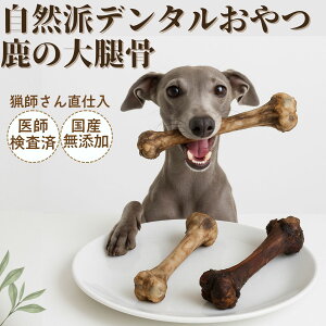 【6/4 20:00~4時間20%OFF】ドッグフード ペットフード 犬 おやつ 鹿の骨 鹿の角 無添加 国産 鹿肉 大腿骨ドッグフード ペットフード デンタルケア あばら ボーン ガム 長持ち 歯磨き 肋 送料無料 自然派 犬猫 健康 生活