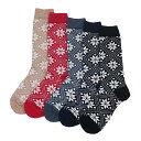 Jacquard Socks “SNOWFLAKE”/ ジャカード ソックス 「雪柄」/ DRY BONES
