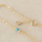 K18ゴールドブレスレット【2連ブレスレット】【天然石ターコイズ】【18K18金】【送料無料】DEVASディーヴァスブレスプレゼントギフトアクセサリージュエリーアクセ天然石ブレスレディース誕生日彼女かわいい可愛い
