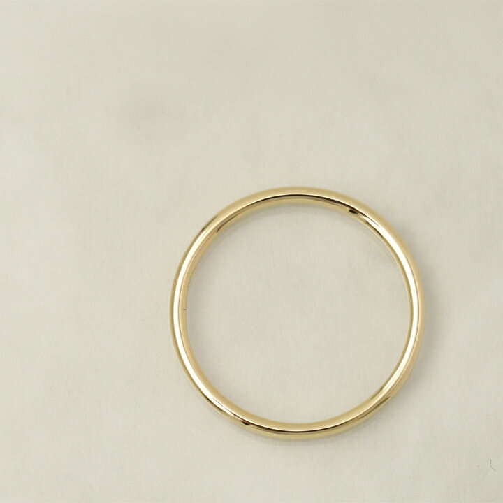【2/4 値上げ対象】18金 リング k18 ピンキーリング 18k ゴールド 光沢 シルク スターダスト 1mm幅 18金指輪 k18リング ピンキー イエローゴールド 18 金 レディース 華奢 極細 つけっぱなし 普段 使い シンプル 地金 18金リング