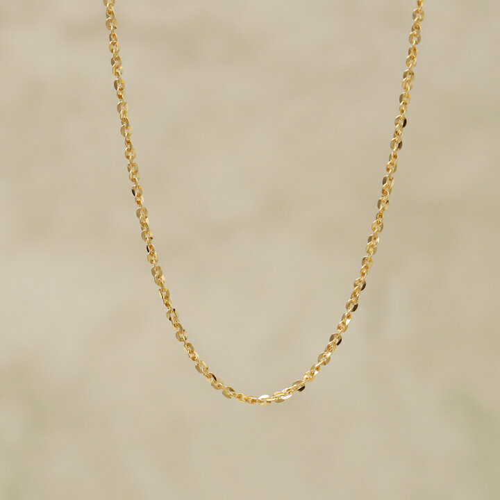 【3500円クーポン▼9/23まで】 18金 ネックレス k18 チェーン レディース シンプル ツイストあずきチェーン 1.2mm ツイスト 小豆 18金ネックレス ネックレスチェーン のみ k18 18k チェーンのみ 18kネックレス チェーンネックレス だけ 40cm 45cm