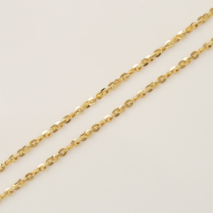 【3500円クーポン▼9/23まで】 18金 ネックレス k18 チェーン レディース シンプル ツイストあずきチェーン 1.2mm ツイスト 小豆 18金ネックレス ネックレスチェーン のみ k18 18k チェーンのみ 18kネックレス チェーンネックレス だけ 40cm 45cm