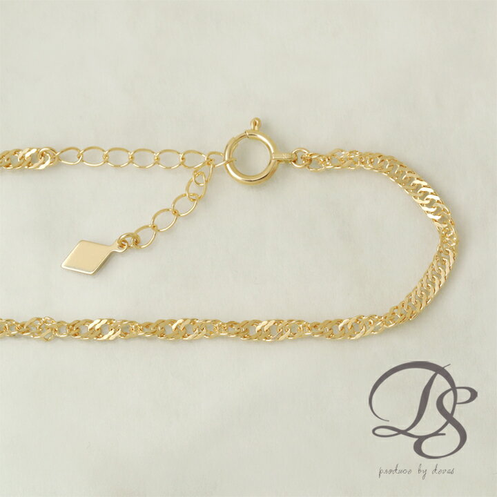 ▼限定15%OFF▼ 30日 まで｜Secret クーポン 18金 ブレスレット レディース シンプル スクリュー 2.4mm k18ブレスレット ゴールド チェーン のみ だけ ブレスレットチェーン メンズ つけっぱなし k18 18 金 18金ブレス 18k サイズ クリスマスプレゼント 彼女 女性のサムネイル
