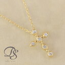 クロスネックレス k18ダイヤモンドネックレス レディース シンプル クロスネックレス 18金 ネックレス k18 6石 0.06ct クロス 十字架 ダイヤモンド 18金ネックレス 華奢 普段 使い k18 18k ダイヤモンドネックレス 18 金 18kネックレス イエローゴールド 38cm 39cm サイズ k18ネックレス