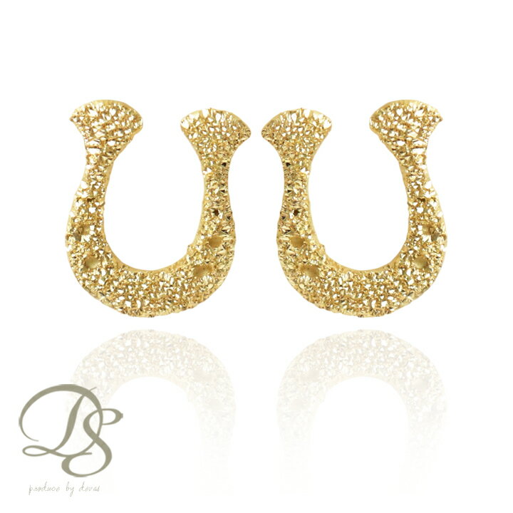 ピアス K18 ゴールド 18k 18金　ピアス 馬蹄 ホースシューピアス 幸運のモチーフとして人気のモチーフ！ プレゼントにもオススメ ピアス プレゼントDEVAS　ディーヴァス【送料無料】