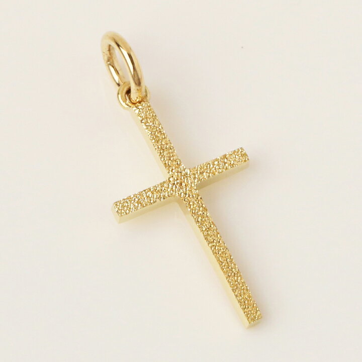 小さめのシンプルなクロス(S)【裏・表使用可】K18 18k 18金 ゴールド　ペンダントメンズ レディース ペア プレゼント にもオススメDEVAS ディーヴァス