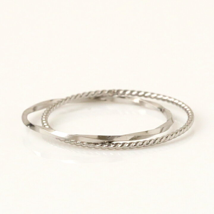 ▼限定15%OFF▼ 10日 まで プラチナ リング ピンキーリング レディース 指輪 メンズ シンプル 2連 スパイラル ねじれ ピンキー 華奢 極細 極細リング プラチナ850 地金 プラチナリング 0号 1号 2号 3号 4号 5号 6号 7号 8号 9号 10号 11号 華奢リング 2連リング