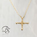 18金 ネックレス k18 レディース シンプル クロスネックレス クロス 十字架 凸凹 ゴツゴツ 18金ネックレス k18 18k プチ 華奢ネックレス 普段 使い 18 金 18kネックレス イエローゴールド 38cm 39cm 40cm サイズ k18ネックレス(4)