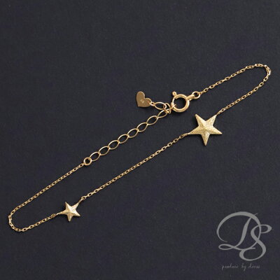 【6/16値上対象商品】 K18ゴールド スター 星 ブレスレット タージュエリー 18k 18金 ブレスレット DEVAS ディーヴァス ブレス ゴールド ジュエリー アクセ レディース 誕生日 プレゼント