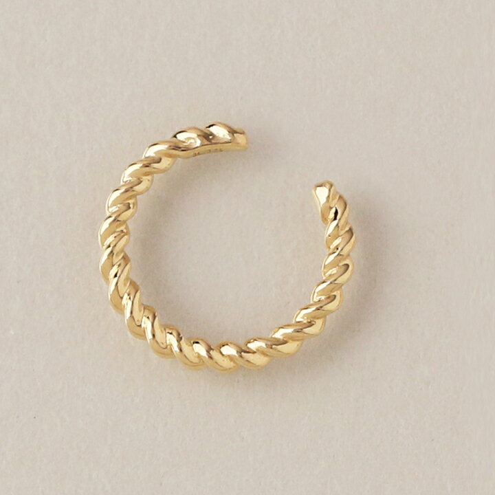 イヤーカフ 18 金 k18 レディース メンズ シンプル ツイスト スパイラル イヤカフ ピンクゴールド プラチナ PT950 片耳用 ゴールド 18金 ノンホールピアス フック 男女 兼用 小さめ 小さい 18金イヤーカフ k18イヤーカフ 18k シンプル 普段 使い 18kイヤーカフ おしゃれ 3