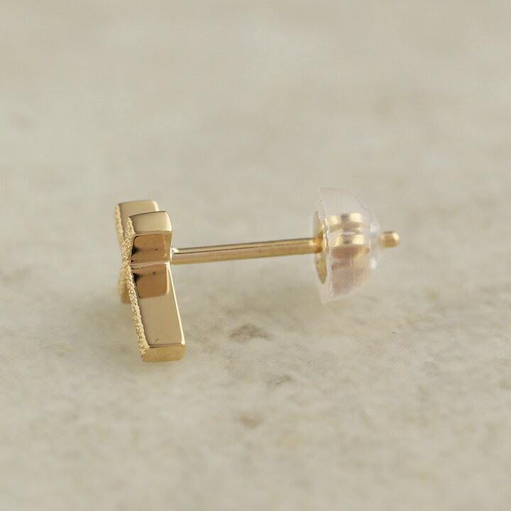 18金 ピアス 18k 18金ピアス レディース シンプル ハート スター 星 稲妻 クロス ...