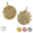 18金 ペンダントトップ k18 コインネックレス 18k レディース シンプル トップ イニシャル コイン 刻印 コインペンダント k18 ネックレス コイン...