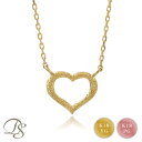 18金 ネックレス k18 レディース シンプル ハート オープンハート スターダスト 18金ネックレス k18 18k ピンクゴールド プラチナ PT950 ...