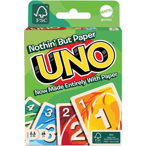 ウノ UNO 地球にやさしいウノ GTH23 マテル 7才から マテルゲーム(Mattel Game)