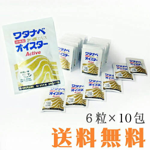 【正規品】★■【ゆうパケットで送料無料】【外装箱なし】亜鉛が不足しがちな人に。ミネラル豊富！ワタナベオイスター60粒（6粒×10包）渡辺オイスター【健康食品】【同梱不可】【代引き不可】のサムネイル