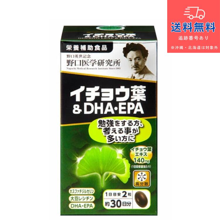 【健康食品】【あす楽】イチョウ葉＆DHA・EPA 60粒【野口医学研究所】【送料無料】【北海道・離島・沖縄は送料無料が非適用です】