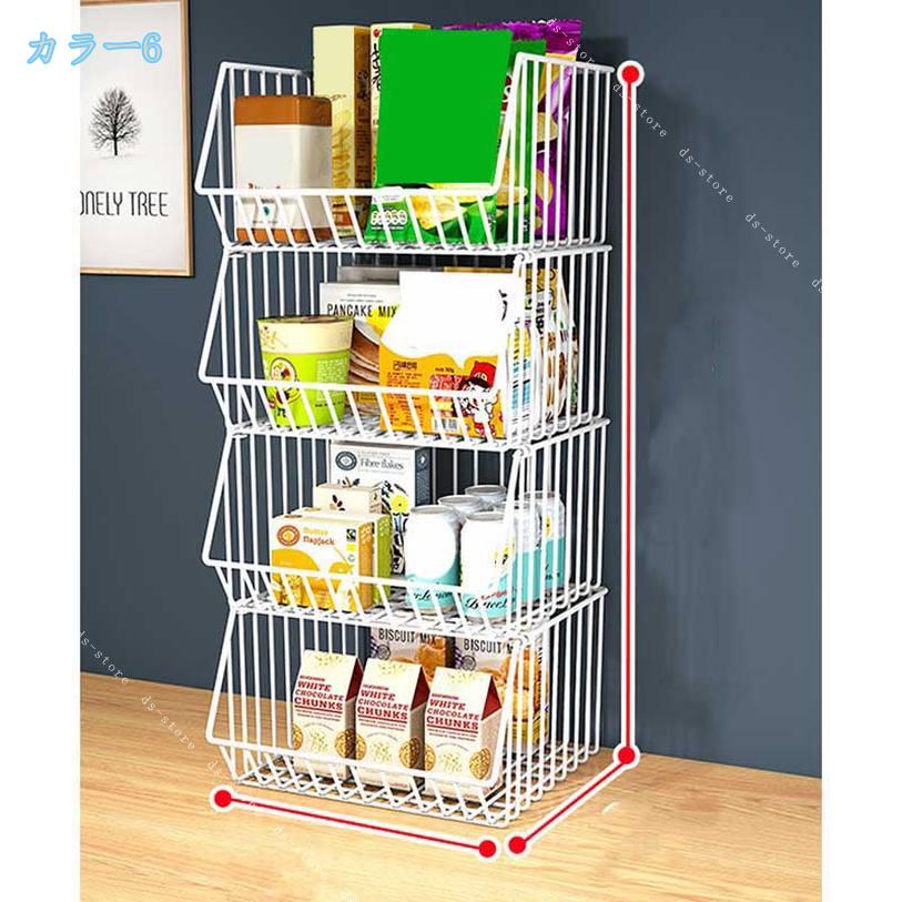 1000円OFFクーポン 500円OFFクーポン バスケット 収納 ラック 大容量 隙間収納 キ...