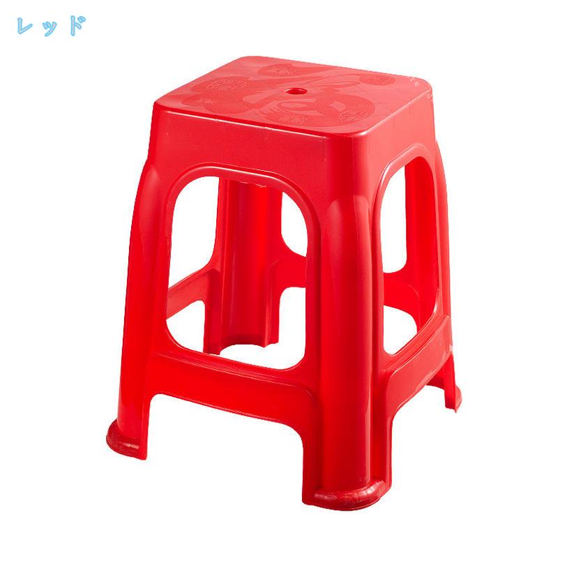 スタッキングスツール 四角 無地 屋台イス プラスチック 耐荷重150kg 屋外 ベランダ ガーデン アウトドア スタッキングチェア 腰掛け 椅子 来客用 プラスチックスツール 屋台イス 積み重ね収納 積み重ね収納 軽量 幅29×高さ48cm ds-store 2