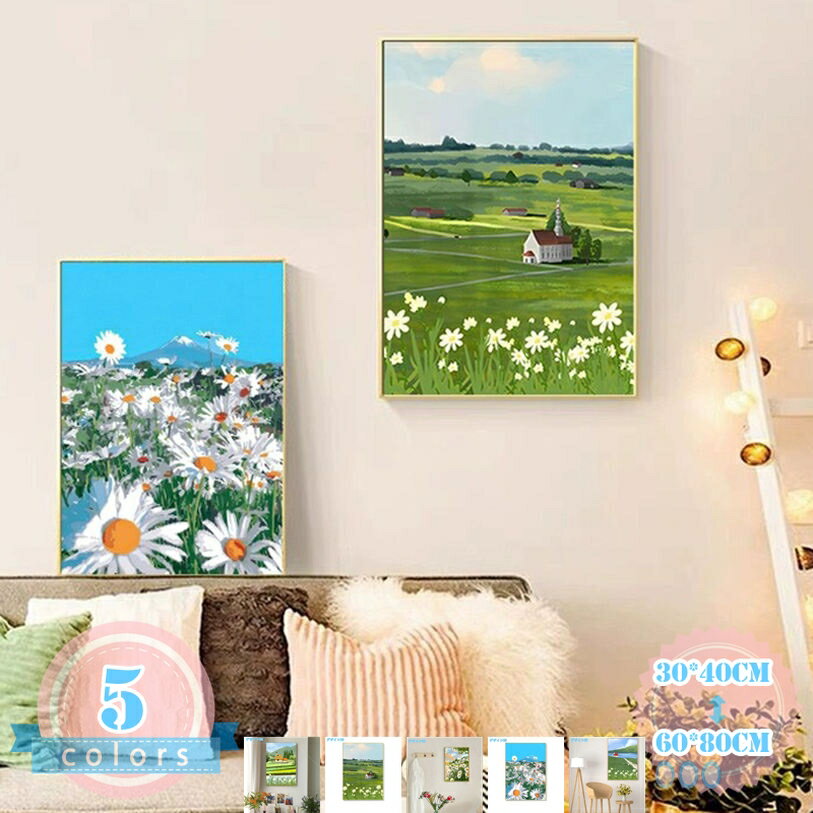 Rakuten - 500円OFFクーポン 500円OFFクーポン アートパネル インテリア パネル 絵 画 青空 風景 自然 壁飾り 雰囲気 背景 壁掛けアート 絵画 おしゃれ 玄関 風水 壁掛け 北欧 風景画 森 緑 アート絵画 現代壁の絵 部屋飾り 背景絵画 壁アート 木枠付きの完成品 装飾
