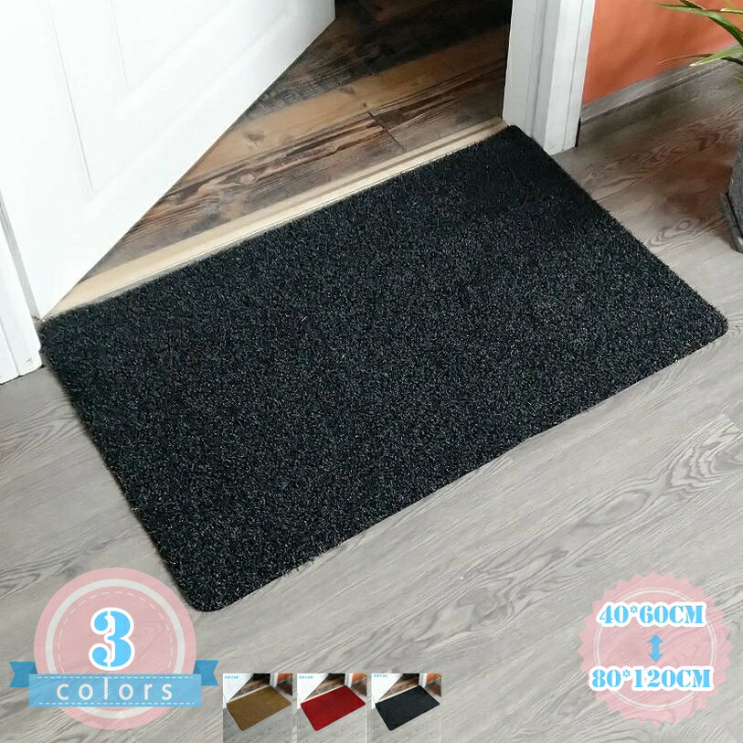 Rakuten - 500円OFFクーポン 500円OFFクーポン 屋外玄関マット 泥落としマット 無地 薄型 ココヤツ風 耐摩耗性 滑り止め 水で洗える welcome ドアマット 吸水速乾 ウェルカムマット 屋内外 店舗 ベランダ 勝手口 業務用 家庭用 玄関 エントランス 屋外用ドアマット ds-store