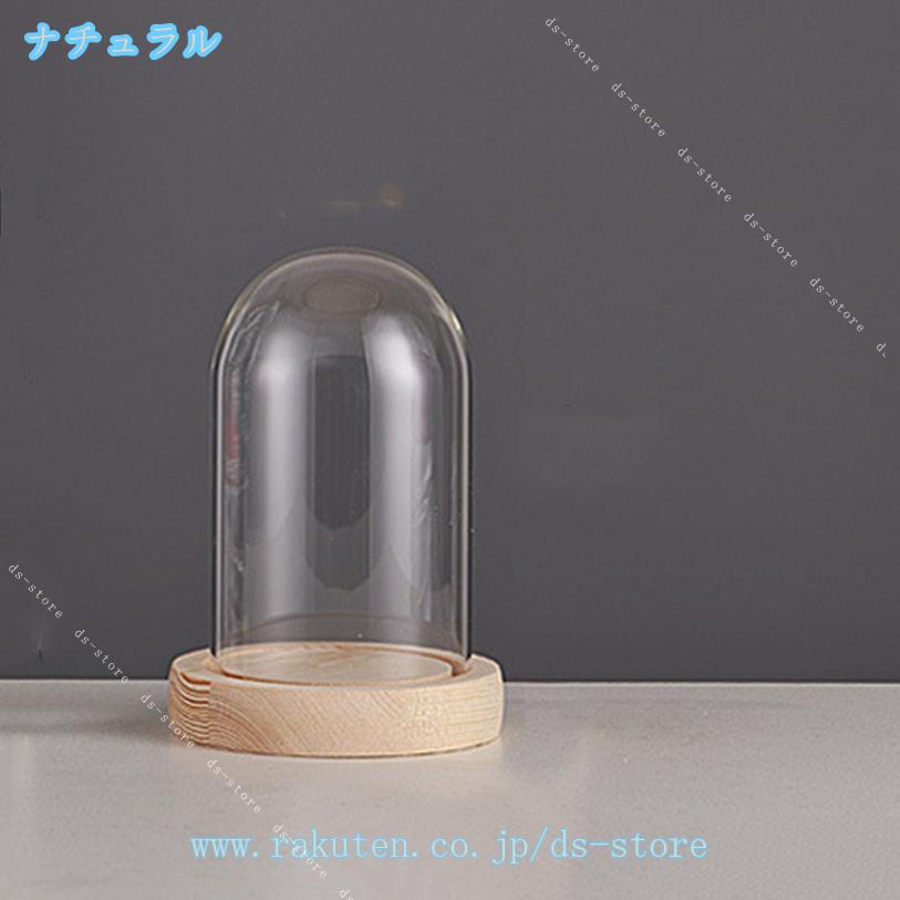 500円OFFクーポン ガラスドーム 透明カバー 大きい 展示ボックス ミニマルデザイン...