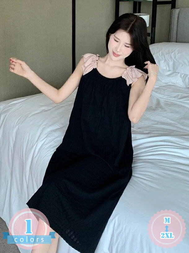 ルームワンピース レディース ルームウェア 薄手 パジャマ 春 夏 秋 寝間着 可愛い ネグリジェ ワンピース 部屋着 柔らか 快適 部屋着可愛い ネグリジェ 半袖 大きいサイズ 秋 ds-store