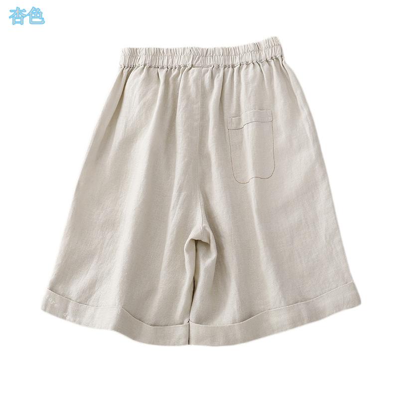 ショートパンツ ワイドパンツ 綿 ハーフパンツ 短パン ウェストゴム ハイウエスト 夏短パン おしゃれ ボトムズ 女の子 ワイド ショーツ 部屋着 パンツ レディース ワイドパンツ 夏服 可愛い ルームウェア ルームパンツ ds-store 2
