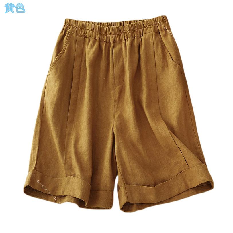 ショートパンツ ワイドパンツ 綿 ハーフパンツ 短パン ウェストゴム ハイウエスト 夏短パン おしゃれ ボトムズ 女の子 ワイド ショーツ 部屋着 パンツ レディース ワイドパンツ 夏服 可愛い ルームウェア ルームパンツ ds-store 3