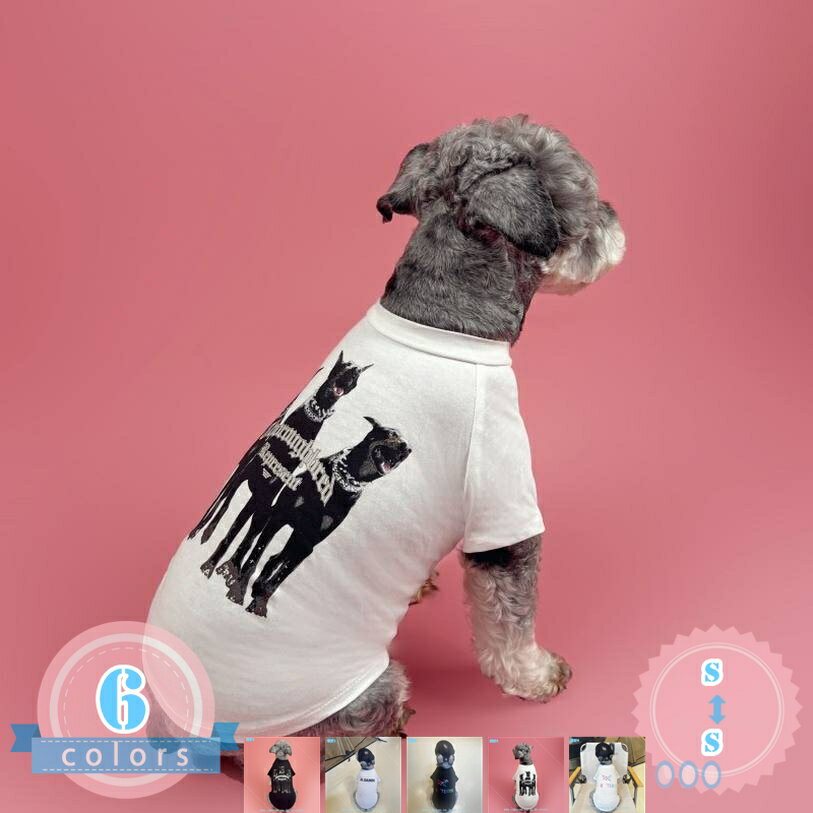 Rakuten - 500円OFFクーポン 犬服 犬用 春夏 小型犬 中型犬 Tシャツ おしゃれ かわいい シャツ 夏用 柔らかい ペット ドッグウェア洋服 子犬 チワワ 猫の服 脱毛保護 お散歩 犬服春夏男の子ベスト 男の子 女の子 快適 涼しい 着せやすい パジャマ ds-store