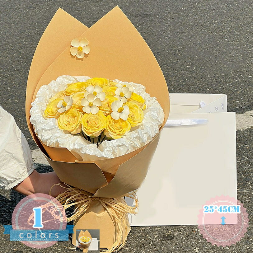 フェイクフラワー花束造花母の日プレ...