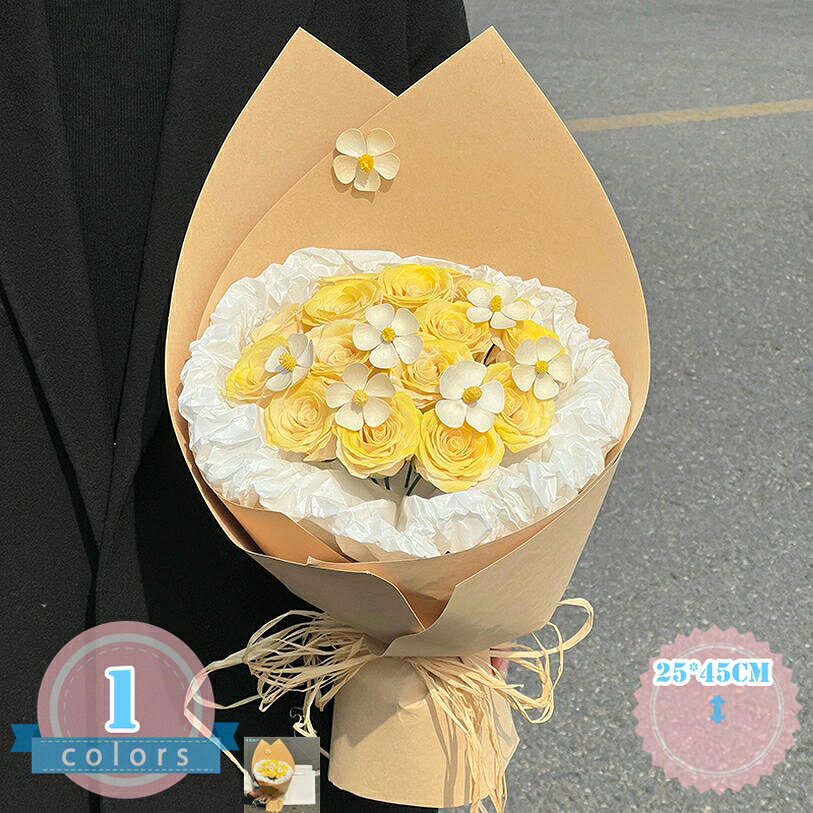 シャボンフラワー 香りがよい ソープフラワー ブーケ 誕生日 プレゼント ギフト せっけんのお花 石鹸 花 バラの花束 ローズブーケ 記念日 贈り物 結婚記念日 発表会 敬老の日 母の日 ds-store