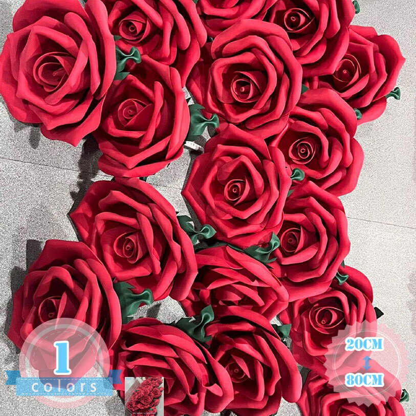 Mix - ローズ造花 薔薇 大型 ハンドメイド ペーパーフラワー ショーウィンドウ 装飾 ウエディングロード 商業施設 イベント 会場設営 パーティー フォトスポット インテリア オブジェ ディスプレイ ds-store