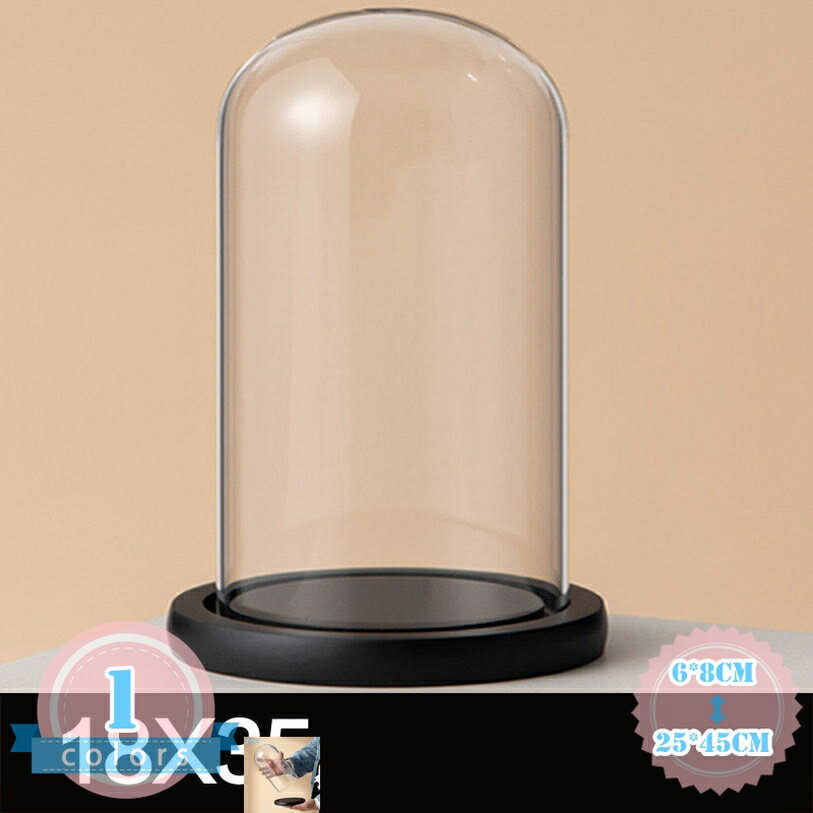 300円OFFクーポン ガラスドーム 透明ディスプレイ アクセサリー ジュエリー 化粧品...