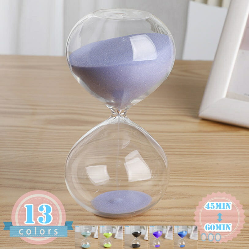 Sandglasses - 砂時計 60分砂時計 サンドタイマー 時間管理アシスタント 学校 キッチン 家の装飾のためのクッキングゲーム練習砂時計タイマー リビングルーム オフィスデコレーション カウントダウン 卓上オーナメント パーティーの記念品 ds-store