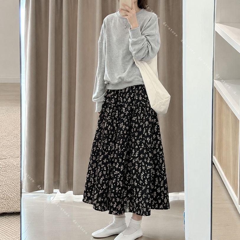マタニティスカート ロングスカート 妊婦服 産前産後 楽ちん ウエスト調整 アジャ...