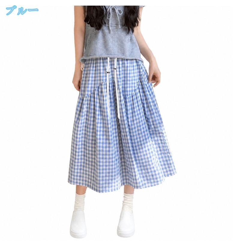 妊婦服 マタニティスカート ロング 着痩せ効果 産前 産後 ウエストゴム ドロースト...