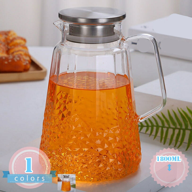 茶壶 - ガラスポット コーヒーサーバー 耐熱直火可 冷蔵庫 水出し 茶ポット ティーポット耐熱 冷水筒 コーヒードリッパー ガラス ティーポット 耐熱 耐冷 かわいい ホット コーヒー 紅茶 ホームオフィス用 おしゃれ 大容量 水筒 蓋付き ガラスケトル 携帯便利 ds-store