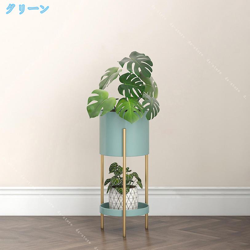花台 玄関 飾り棚 フラワースタンド 室内 おしゃれ プランタースタンド アイアン スタンド 丸 円形 観葉植物 棚 スリム フラワー プランター 台 鉢 二段 ラック ポット 花 置き台 花瓶 置き 2段 飾り台 植木鉢スタンド 園芸ラック 鉢植え 植物スタンド ds-store 3