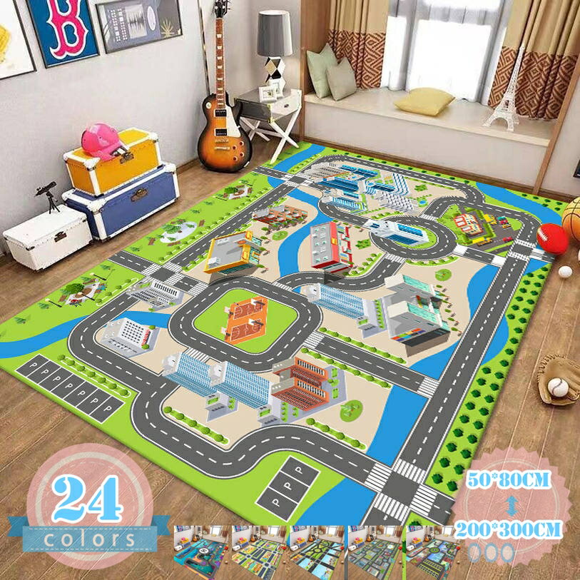 1630円OFFクーポン プレイマット インテリア 楽しい キッズマット 洗える 道路 車 ラグ 子供部屋 軽量 ベッドルームラグ 遊び 保育園 乳児 幼児 室内遊び プレゼント 男の子 女の子 ギフト 面白い 北欧風 室内ラグマット リビングルーム ds-store