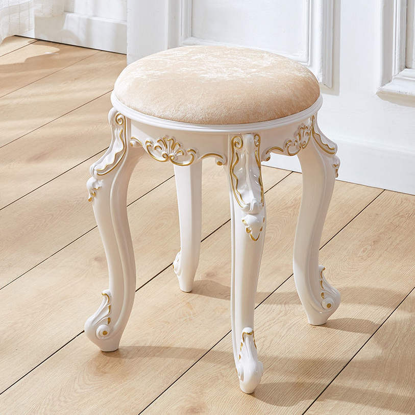 Stools - 1000円OFFクーポン 猫脚 スツール 化粧椅子 レトロな化粧椅子 ヨーロピアンスタイルの化粧スツール 靴交換スツール 待合椅子 猫足アンティーク 鏡台用 家庭用 寝室 ダイニングルーム リビング 玄関 化粧用 レトロ コンパクト チェア 猫足 イス ds-store