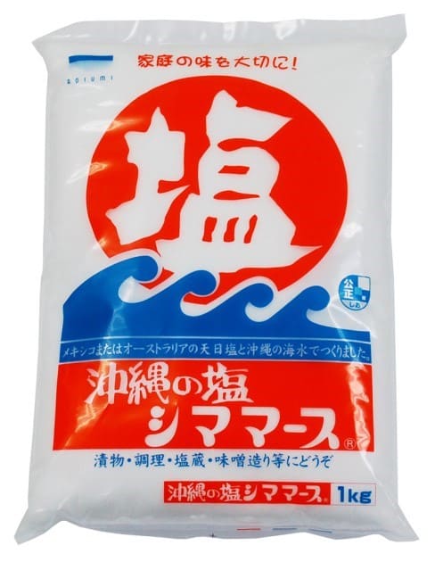 青い海 シママース・沖縄の塩 1kg ×1個