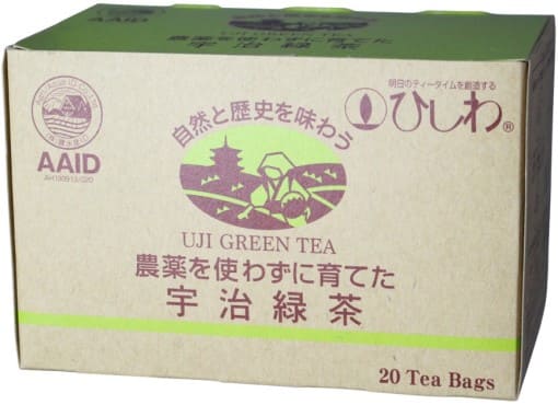 乐天商城 - ひしわ 農薬を使わずに育てた宇治緑茶ティーバッグ 20袋 ×1個