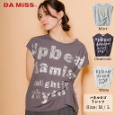 【2025SS 新作】DA MiSS ダミス フィットネス Tシャツ パネルロゴプリント トップス プリントTシャツ レディース ヨガ ピラティス ジョギング ...