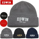 EDWIN ニット帽 メンズ トレーニングニット帽 スポーツ 通気性 キャンプ アウトドア ストリート アメカジ フリーサイズ 秋冬 送料無料